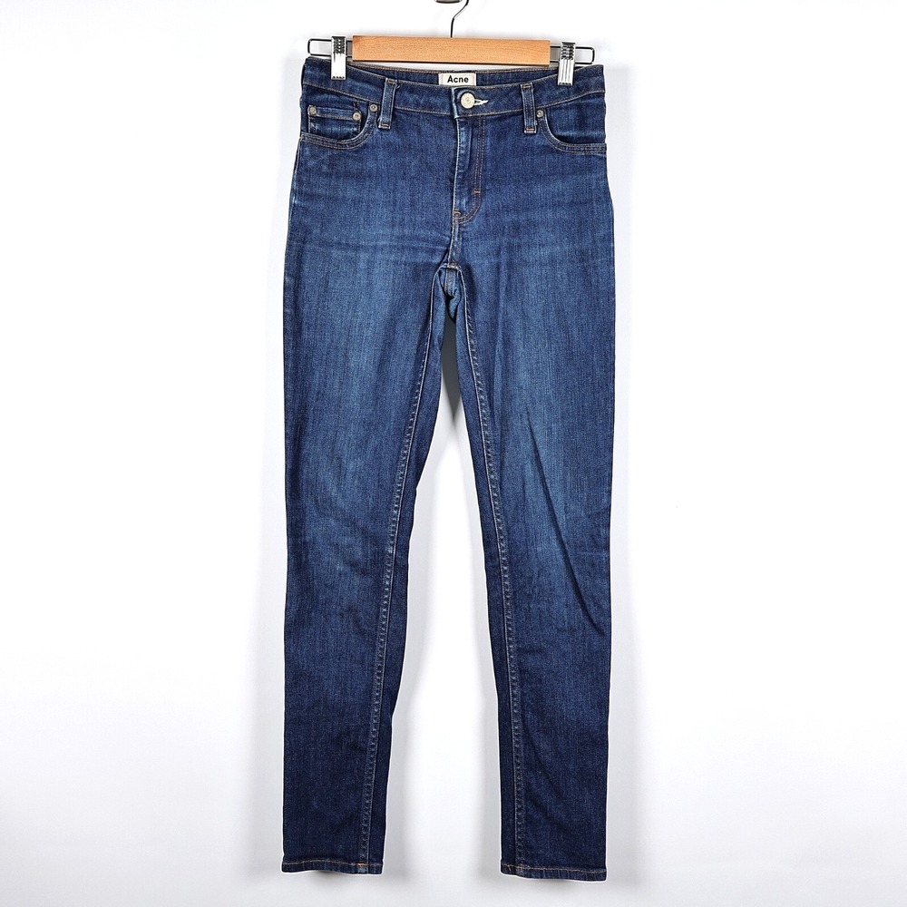 Acne Studios‎ Flex Raw Reform Skinny Jeans Womens 25 / 32 Stretch Denim